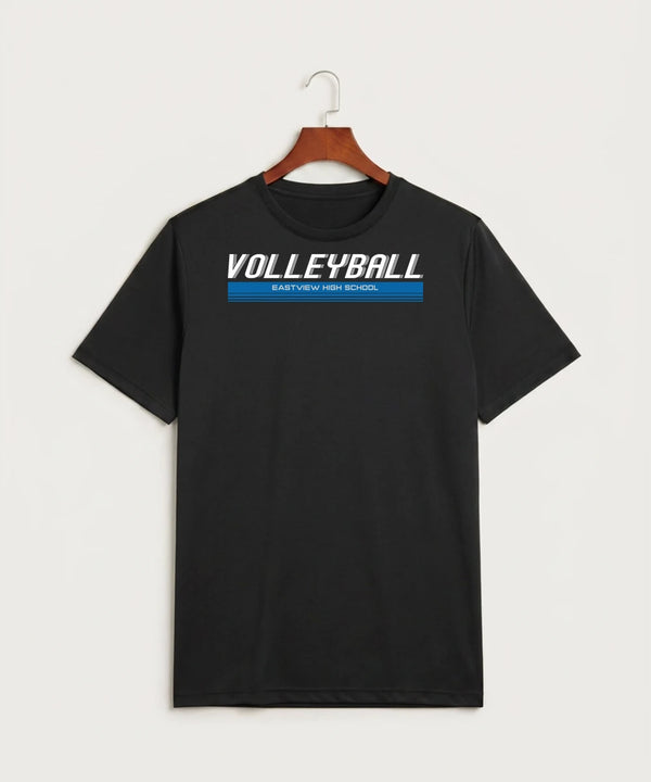 Eastview High School Volleyball (Girls) - Black Sport-Tek PosiCharge Competitor Tee. ST350
