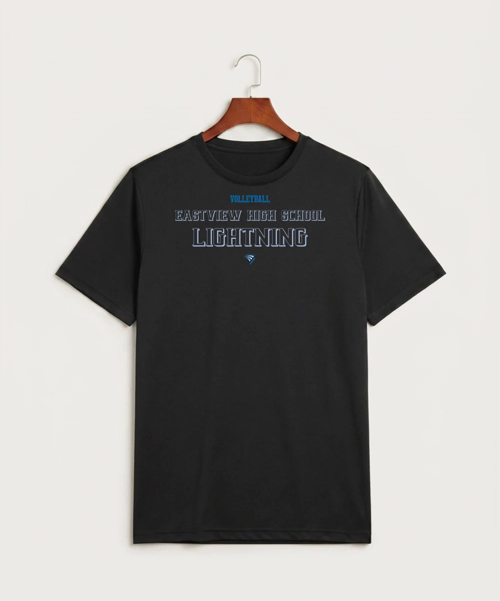 Eastview High School Volleyball (Girls) - Black Sport-Tek PosiCharge Competitor Tee. ST350