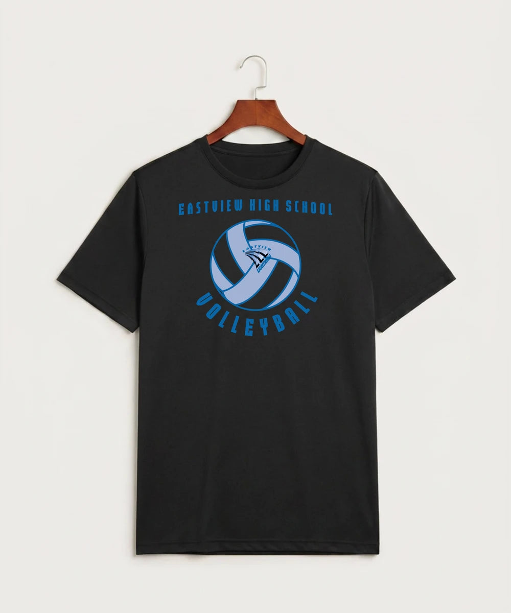 Eastview High School Volleyball (Girls) - Black Sport-Tek PosiCharge Competitor Tee. ST350