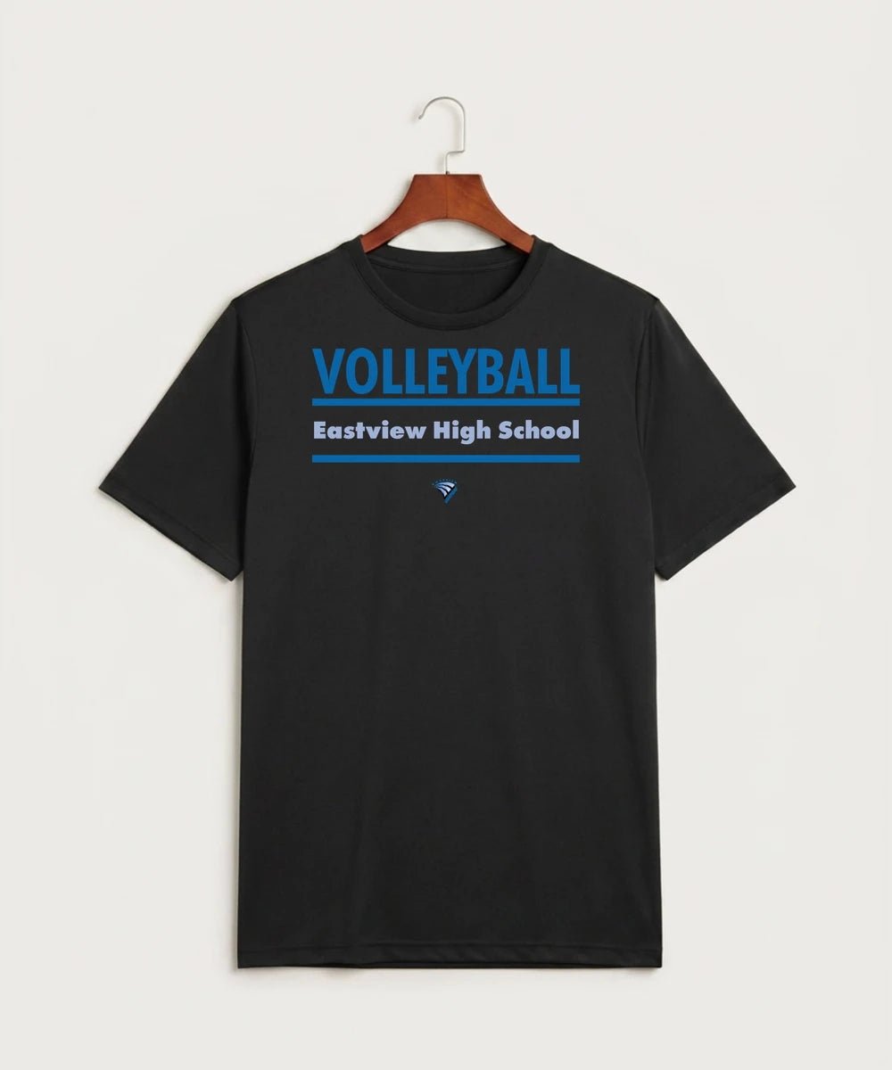 Eastview High School Volleyball (Girls) - Black Sport-Tek PosiCharge Competitor Tee. ST350