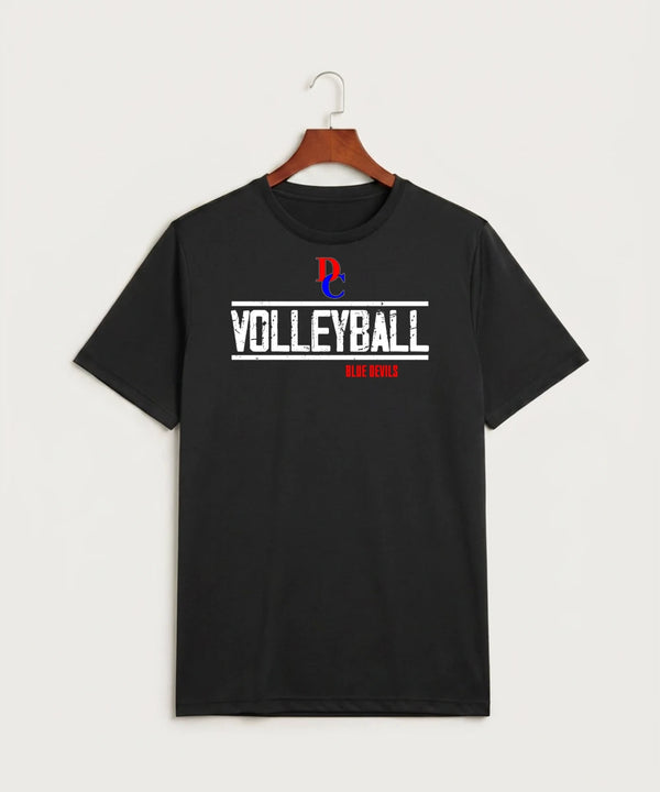Davenport Central High School Volleyball (Girls) - Black Sport-Tek PosiCharge Competitor Tee. ST350
