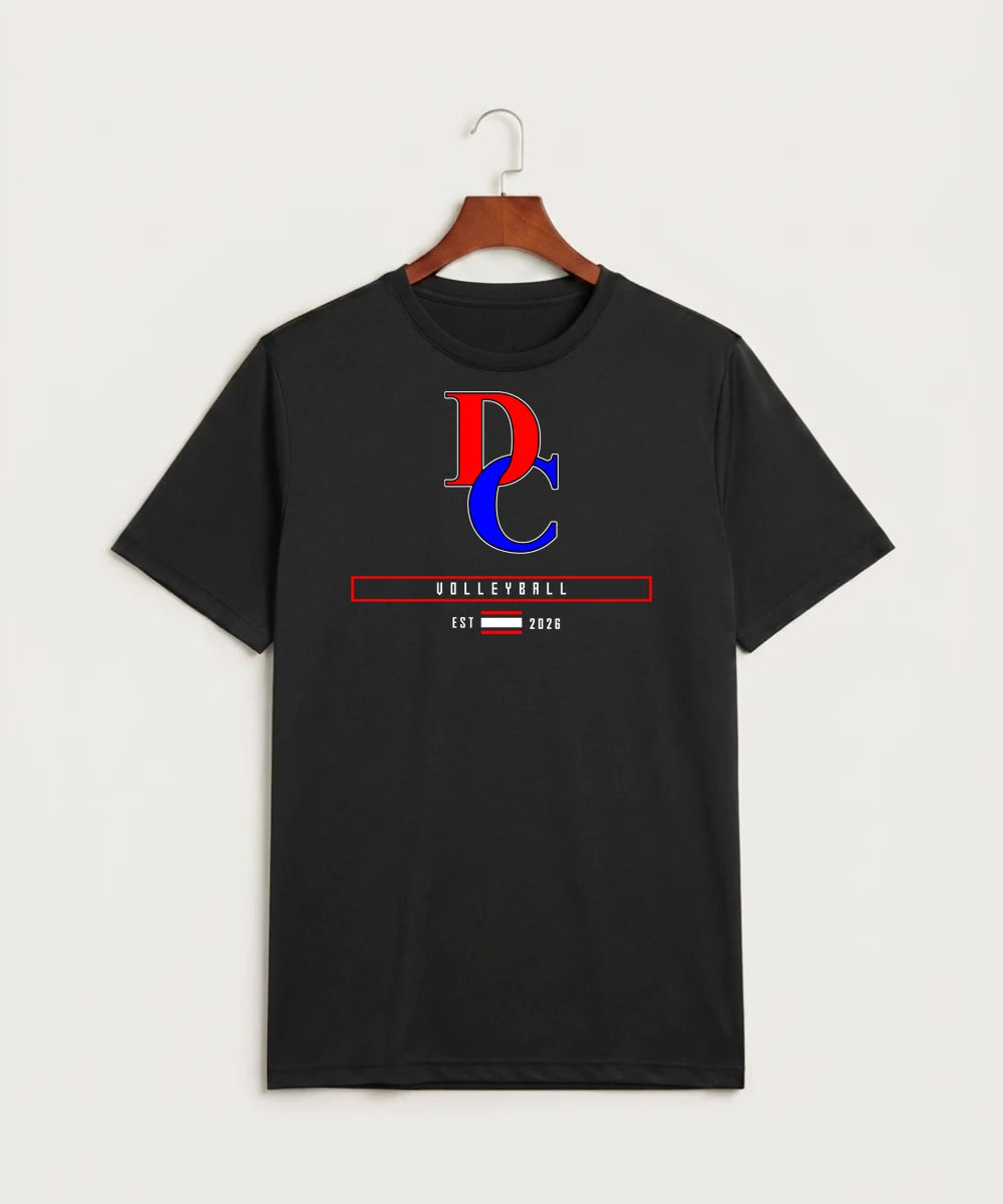 Davenport Central High School Volleyball (Girls) - Black Sport-Tek PosiCharge Competitor Tee. ST350