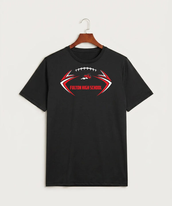 Fulton High School Football (Boys) - Black Sport-Tek PosiCharge Competitor Tee. ST350