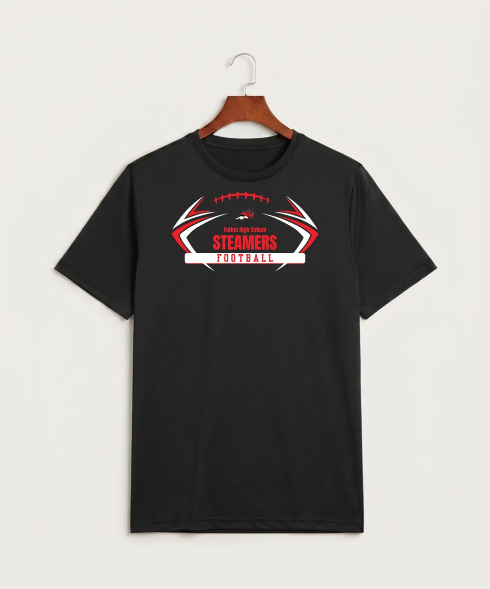 Fulton High School Football (Boys) - Black Sport-Tek PosiCharge Competitor Tee. ST350