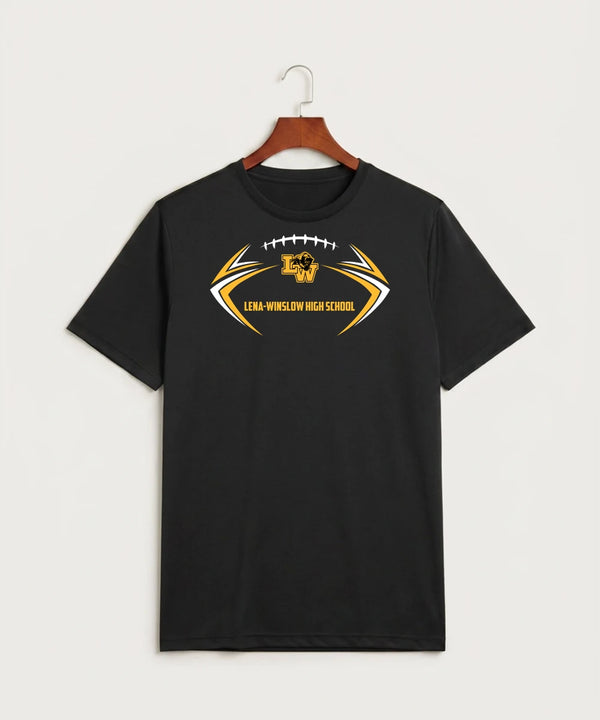 Le-Win Football - Black Sport-Tek PosiCharge Competitor Tee. ST350