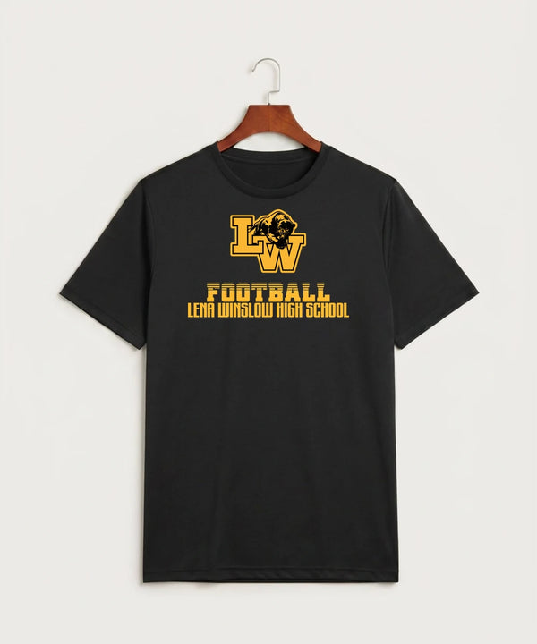 Le-Win Football - Black Sport-Tek PosiCharge Competitor Tee. ST350