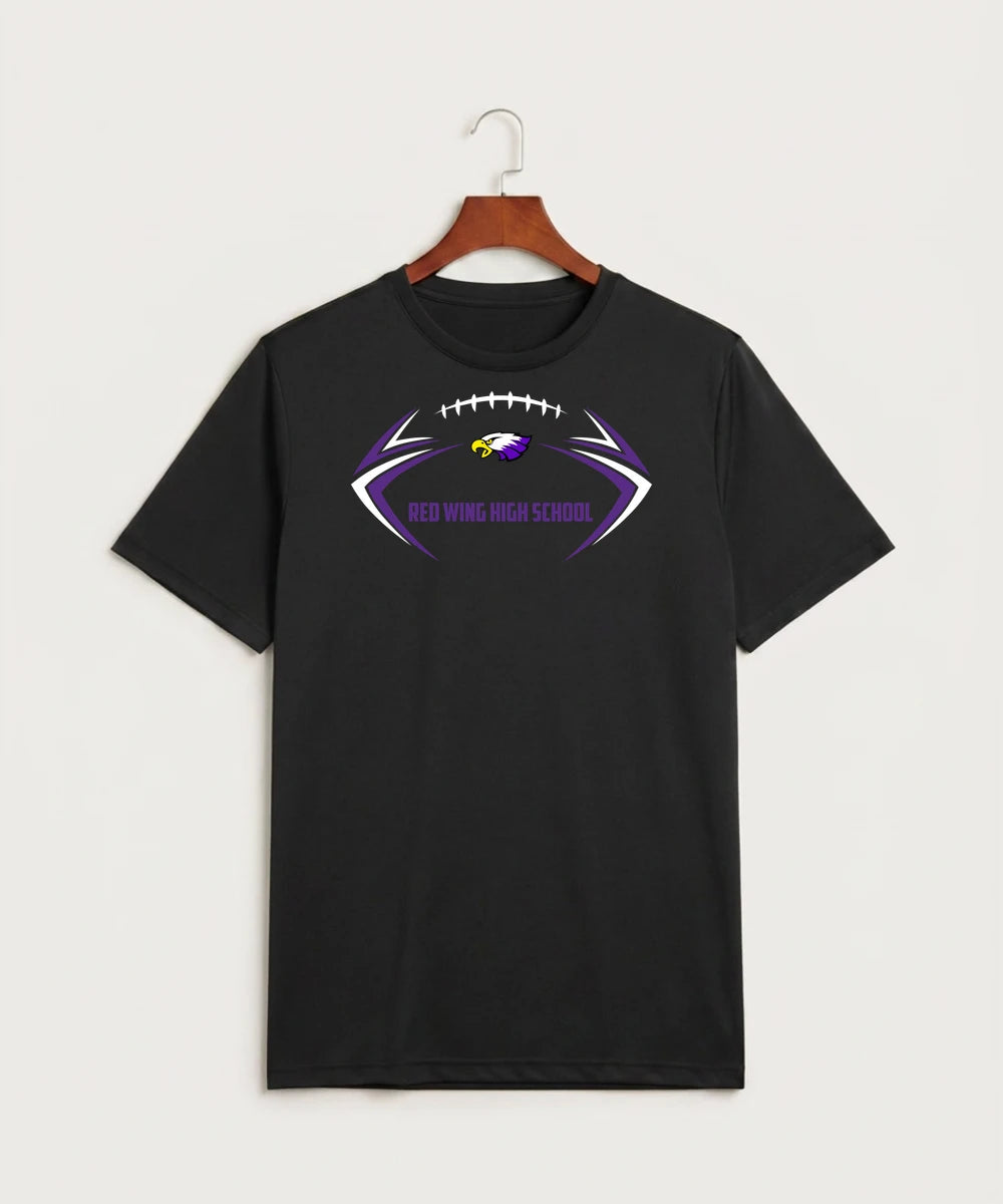 Red Wing High School Football - Black Sport-Tek PosiCharge Competitor Tee. ST350