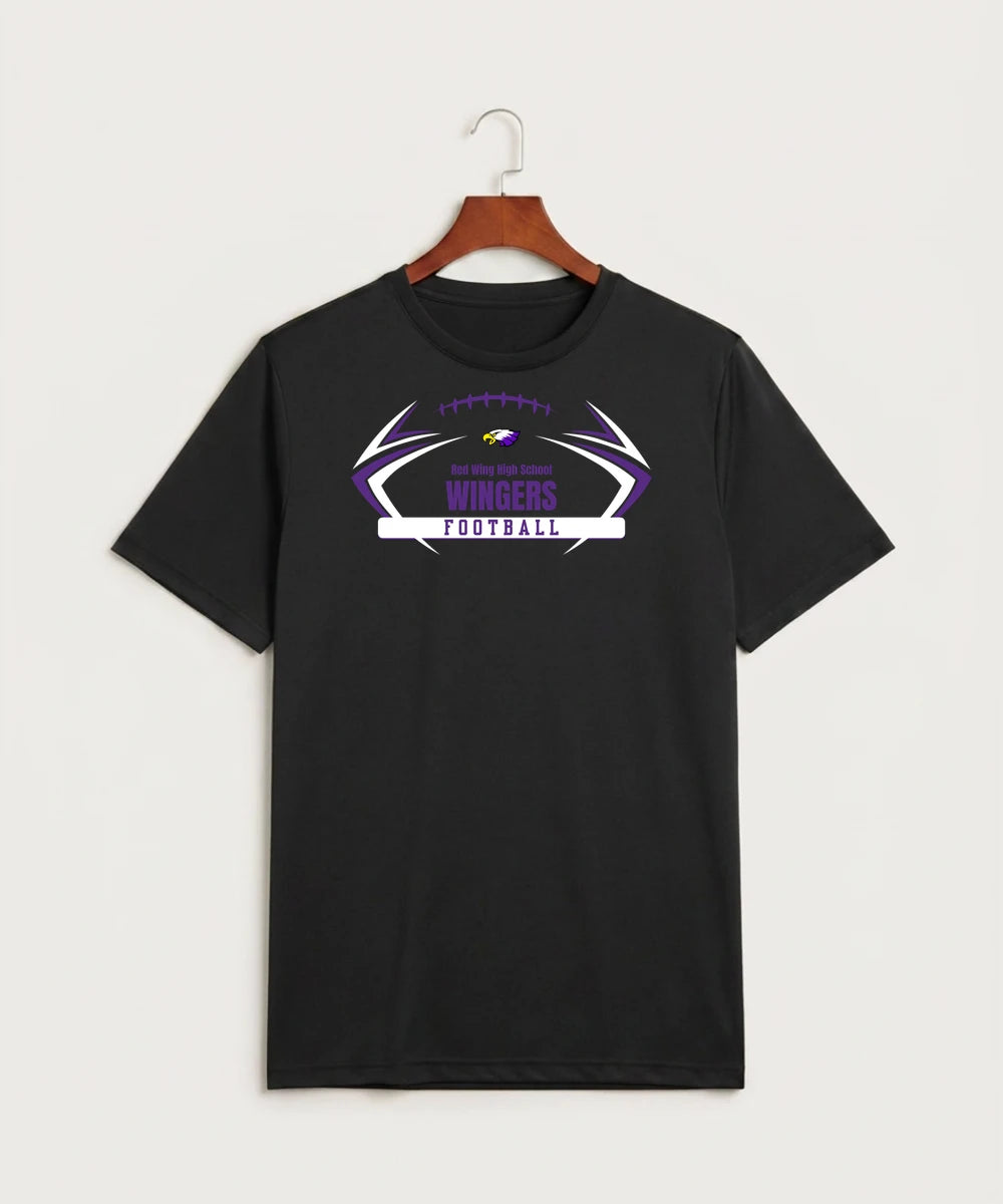 Red Wing High School Football - Black Sport-Tek PosiCharge Competitor Tee. ST350
