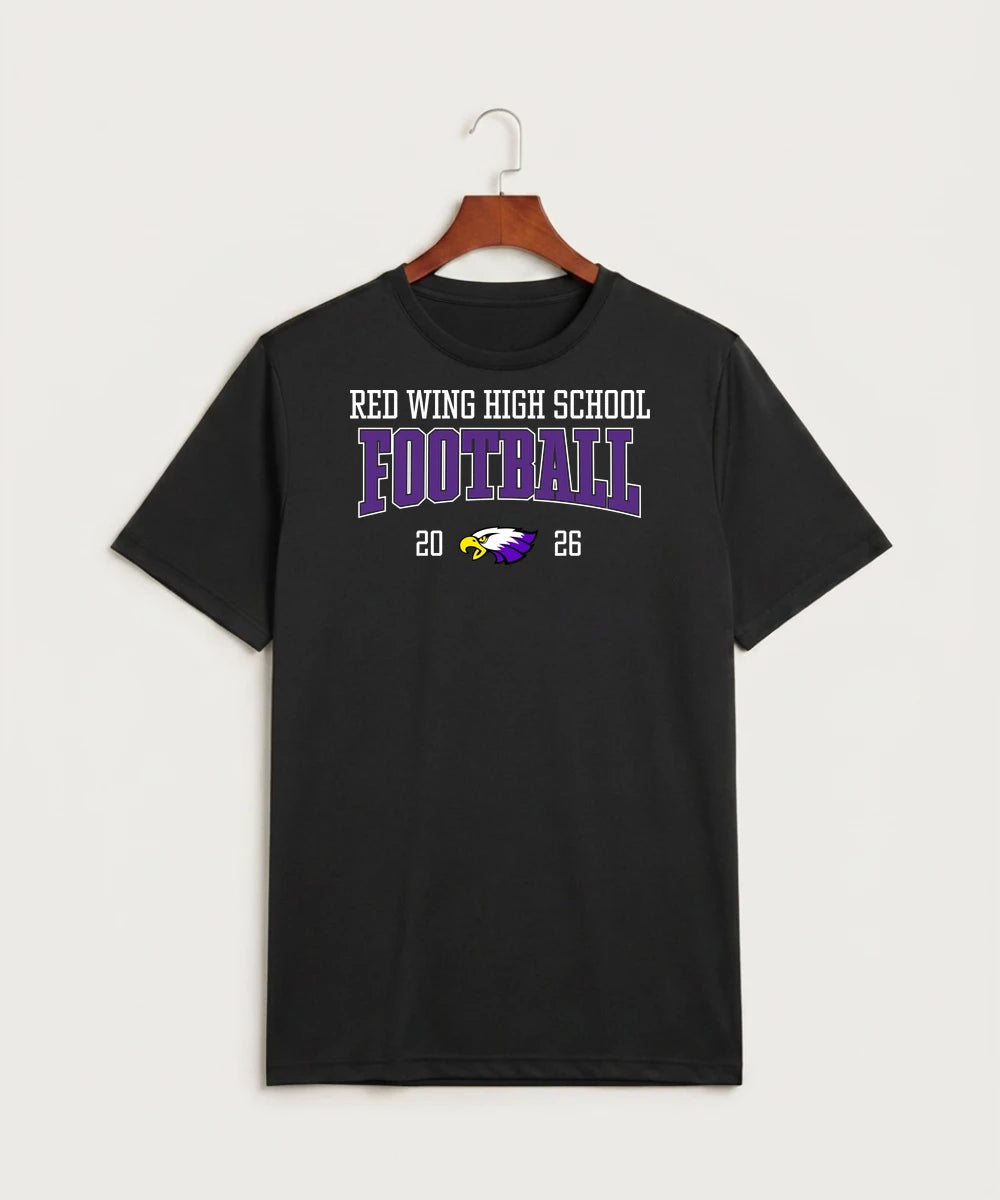 Red Wing High School Football - Black Sport-Tek PosiCharge Competitor Tee. ST350