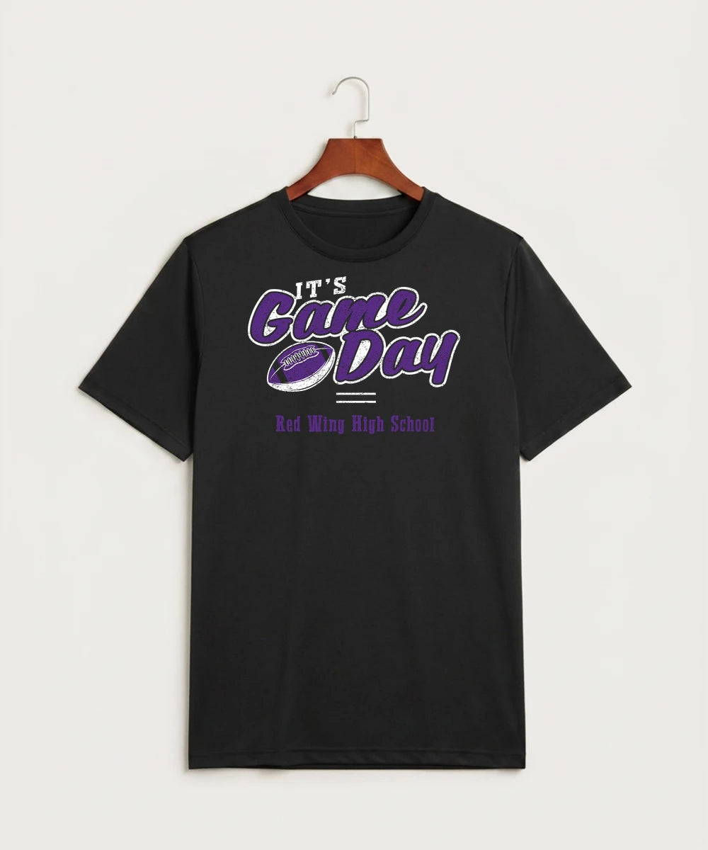 Red Wing High School Football - Black Sport-Tek PosiCharge Competitor Tee. ST350