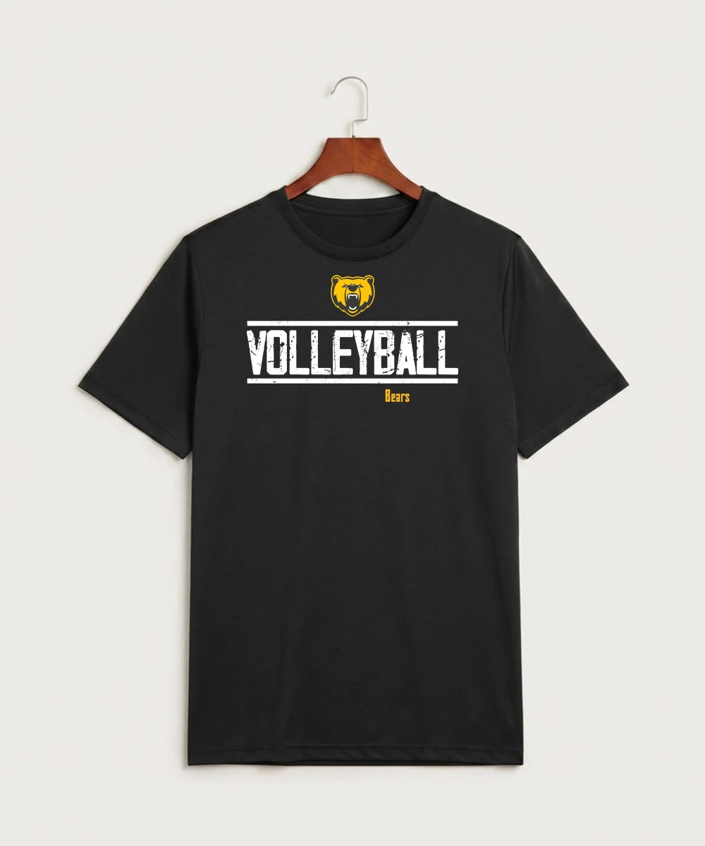 Byron High School Volleyball (Girls) - Black Sport-Tek PosiCharge Competitor Tee. ST350