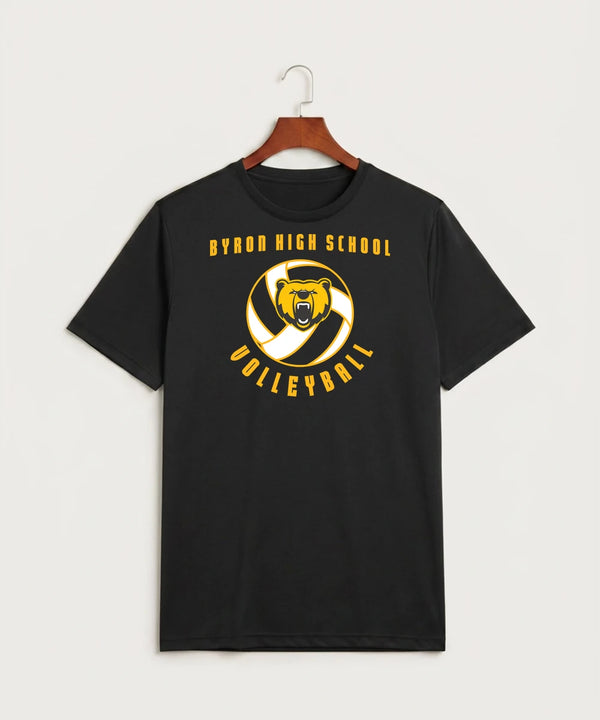 Byron High School Volleyball (Girls) - Black Sport-Tek PosiCharge Competitor Tee. ST350
