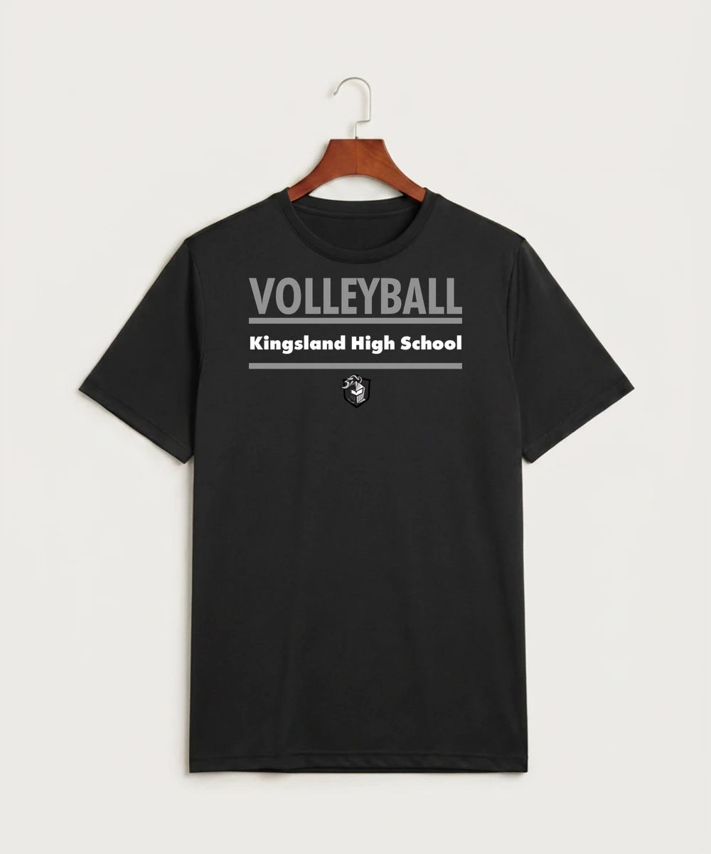 Kingsland High School Volleyball (Girls) - Black Sport-Tek PosiCharge Competitor Tee. ST350
