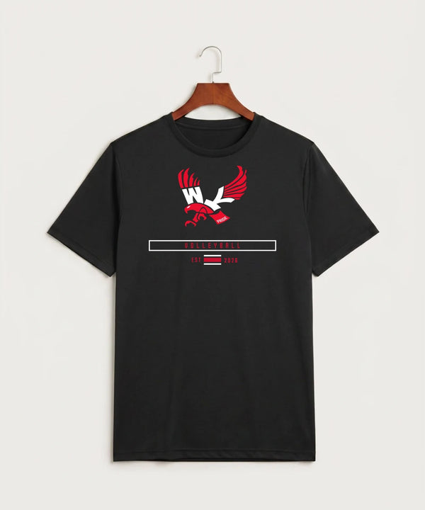 Wabasha Kellogg High School Volleyball (Girls) - Black Sport-Tek PosiCharge Competitor Tee. ST350