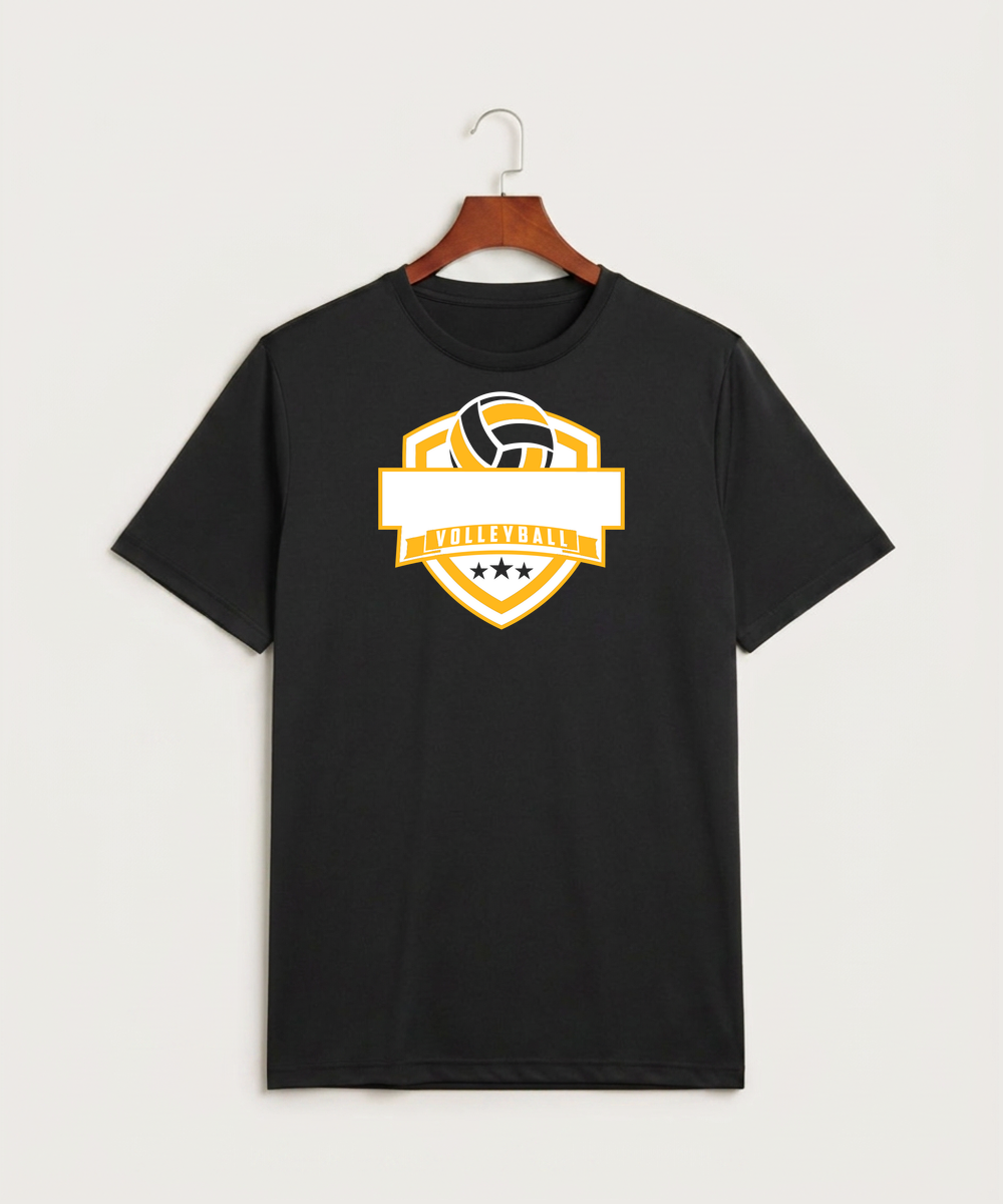 Ashwaubenon High School Volleyball (Sandbox) - Black Sport-Tek PosiCharge Competitor Tee. ST350