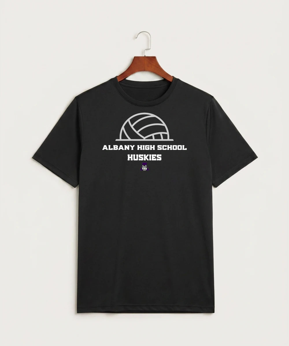 Albany High School Volleyball (Girls) - Black Sport-Tek PosiCharge Competitor Tee. ST350