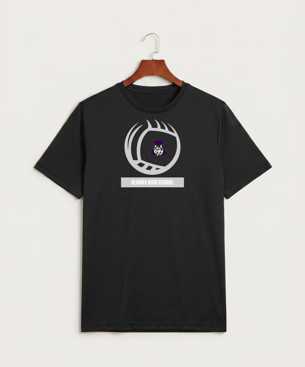 Albany High School Volleyball (Girls) - Black Sport-Tek PosiCharge Competitor Tee. ST350