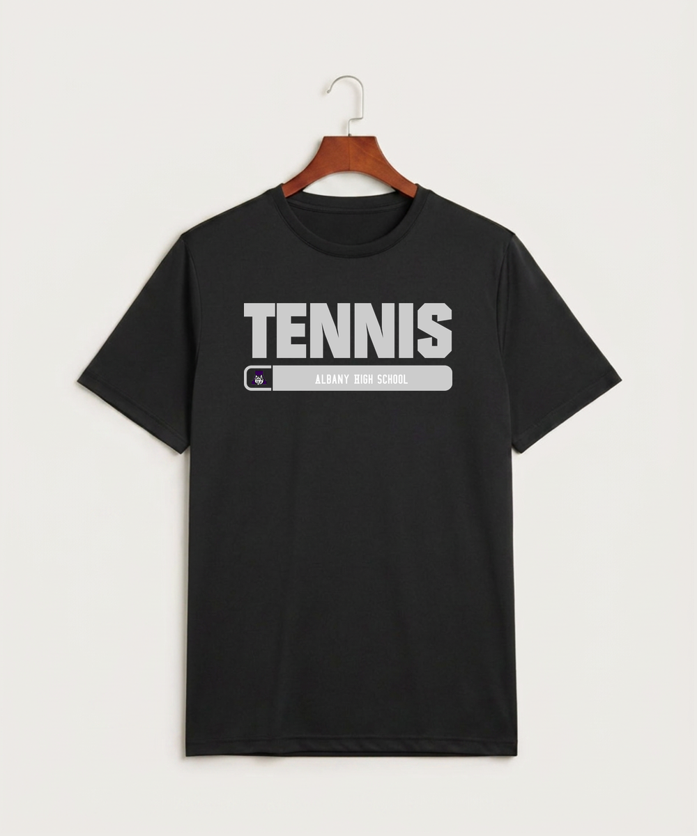 Albany High School Tennis (Boys) - Black Sport-Tek PosiCharge Competitor Tee. ST350