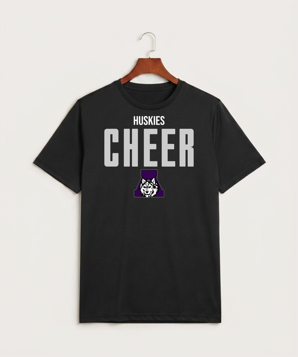 Albany High School Cheerleading - Black Sport-Tek PosiCharge Competitor Tee. ST350
