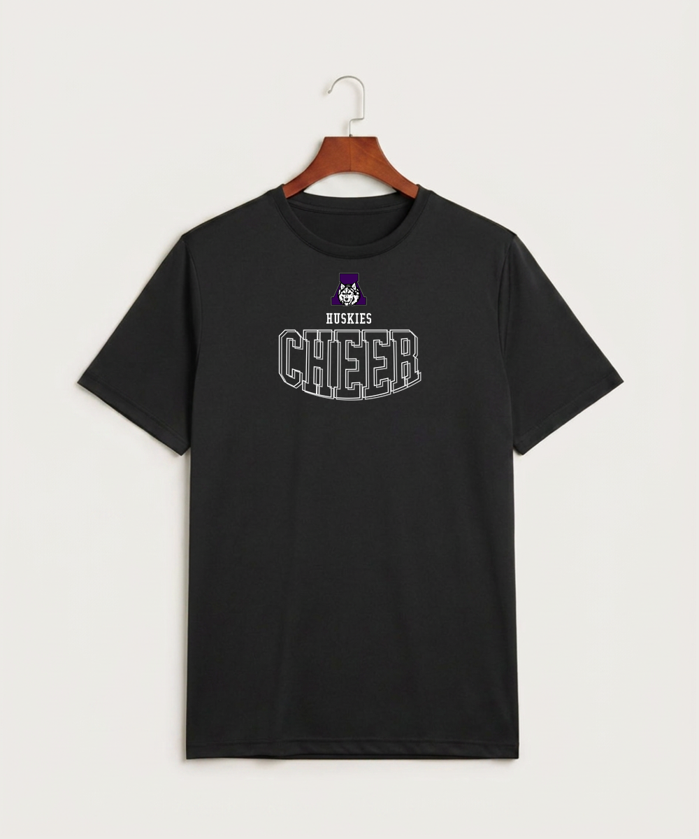 Albany High School Cheerleading - Black Sport-Tek PosiCharge Competitor Tee. ST350