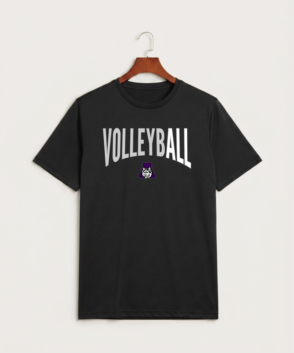 Albany High School Volleyball (Girls) - Black Sport-Tek PosiCharge Competitor Tee. ST350