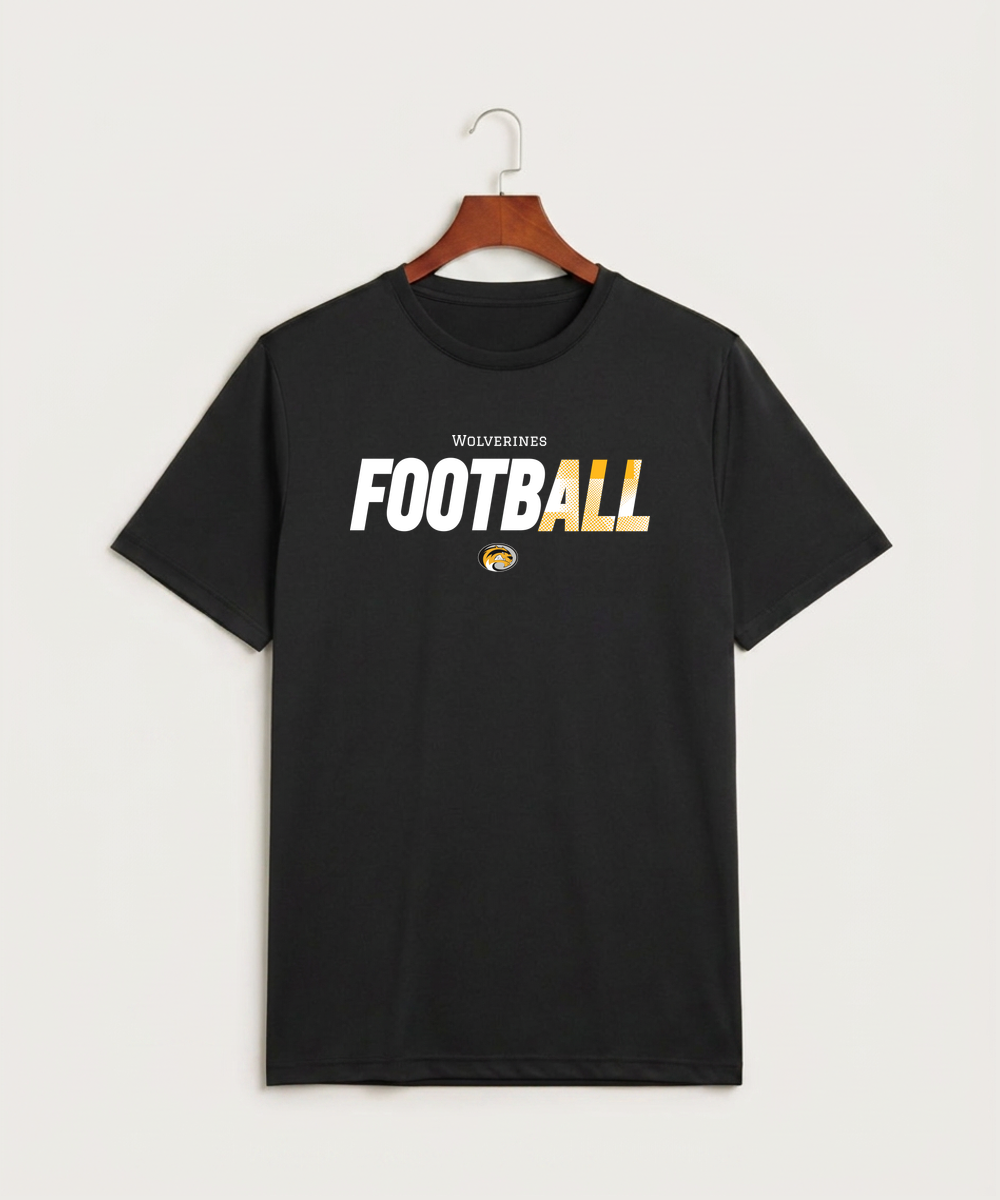 Sibley East High School Football (Boys) - Black Sport-Tek PosiCharge Competitor Tee. ST350