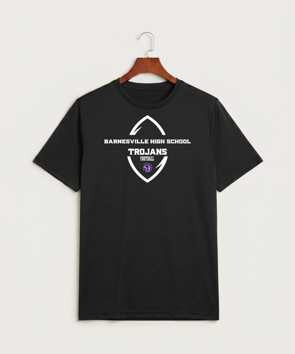 Barnesville High School Football (Boys) - Black Sport-Tek PosiCharge Competitor Tee. ST350