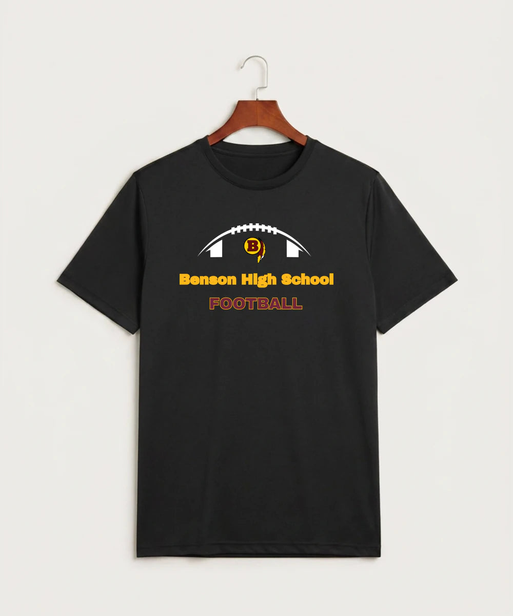 Benson High School Football (Boys) - Black Sport-Tek PosiCharge Competitor Tee. ST350