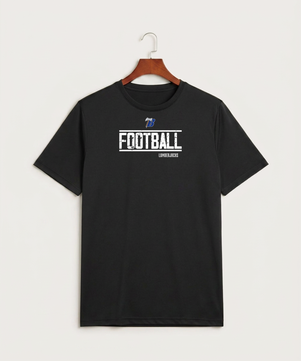 Bemidji High School Football (Boys) - Black Sport-Tek PosiCharge Competitor Tee. ST350