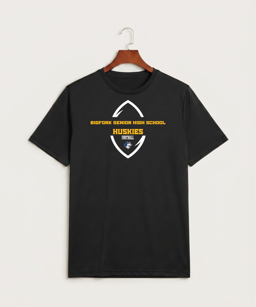 Bigfork Senior High School Football (Boys) - Black Sport-Tek PosiCharge Competitor Tee. ST350
