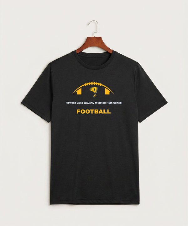 Howard Lake Waverly Winsted High School Football (Boys) - Black Sport-Tek PosiCharge Competitor Tee. ST350