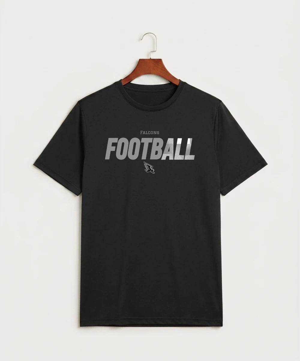 Red Rock Central High School Football (Boys) - Black Sport-Tek PosiCharge Competitor Tee. ST350