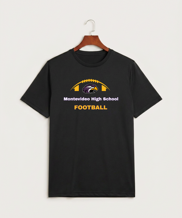 Montevideo High School Football (Boys) - Black Sport-Tek PosiCharge Competitor Tee. ST350