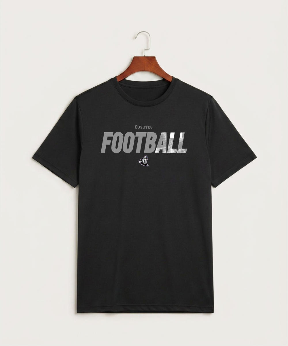Heron Lake-Okabena High School Football (Boys) - Black Sport-Tek PosiCharge Competitor Tee. ST350
