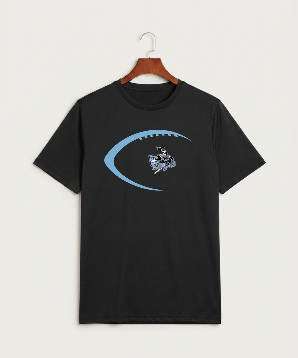 Russell-Tyler-Ruthton High School Football (Boys) - Black Sport-Tek PosiCharge Competitor Tee. ST350
