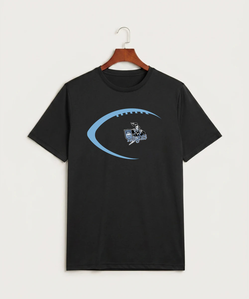 Russell-Tyler-Ruthton High School Football (Boys) - Black Sport-Tek PosiCharge Competitor Tee. ST350