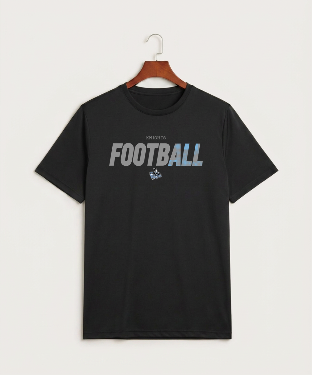 Russell-Tyler-Ruthton High School Football (Boys) - Black Sport-Tek PosiCharge Competitor Tee. ST350