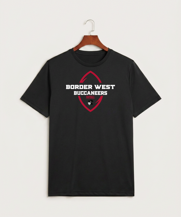 Border West Football (Boys) - Black Sport-Tek PosiCharge Competitor Tee. ST350