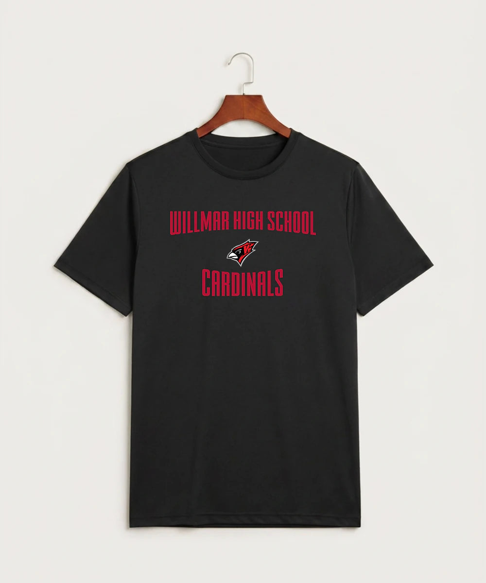 Willmar High School Athletics - Black Sport-Tek PosiCharge Competitor Tee. ST350
