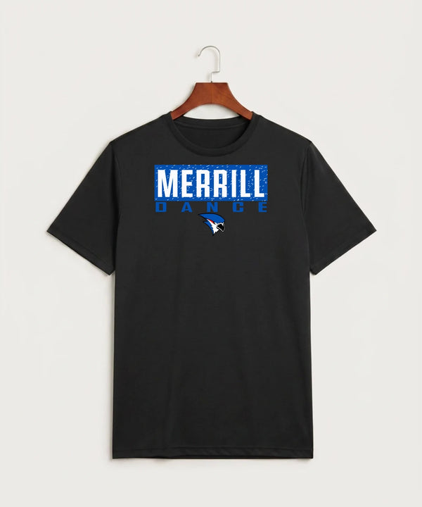 Merrill Dance and Cheer - Black Sport-Tek PosiCharge Competitor Tee. ST350