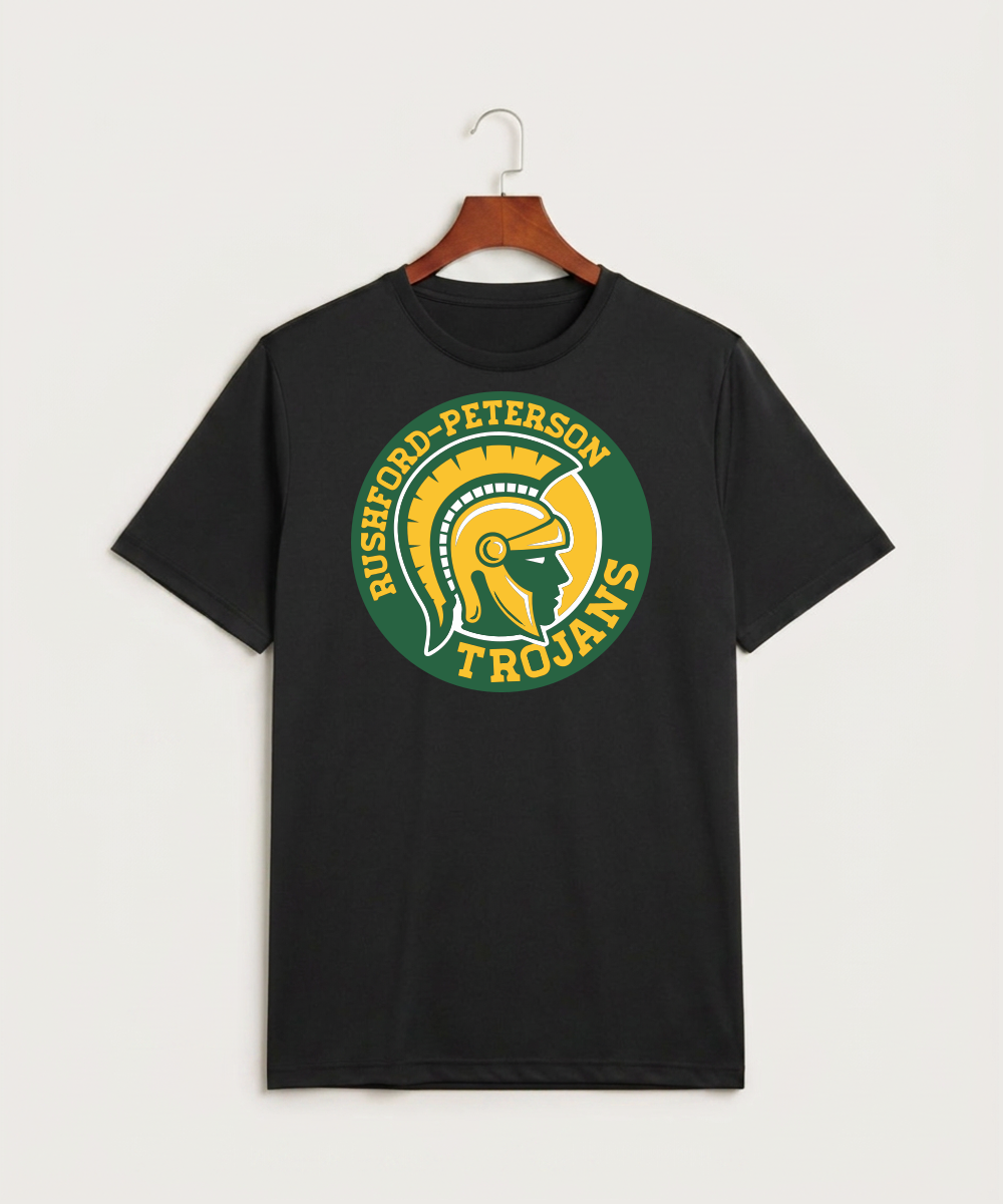 Rushford Peterson High School Football (Boys) - Black Sport-Tek PosiCharge Competitor Tee. ST350