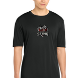 Yellow Medicine East Athletics - Black Sport-Tek PosiCharge Competitor Tee. ST350