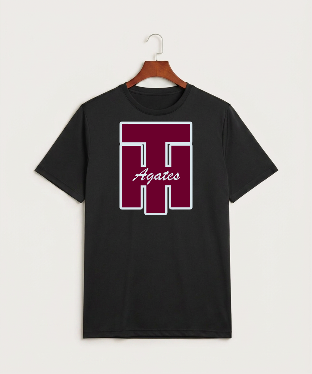 Two Harbors High School Football (Boys) - Black Sport-Tek PosiCharge Competitor Tee. ST350