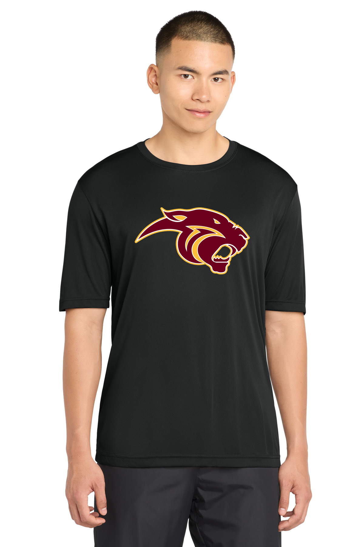 Pine Island Football - Black Sport-Tek PosiCharge Competitor Tee. ST350