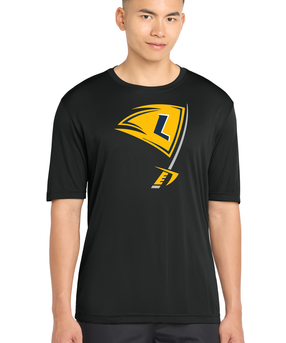 Howard Lake-Waverly-Winsted Football - Black Sport-Tek PosiCharge Competitor Tee. ST350