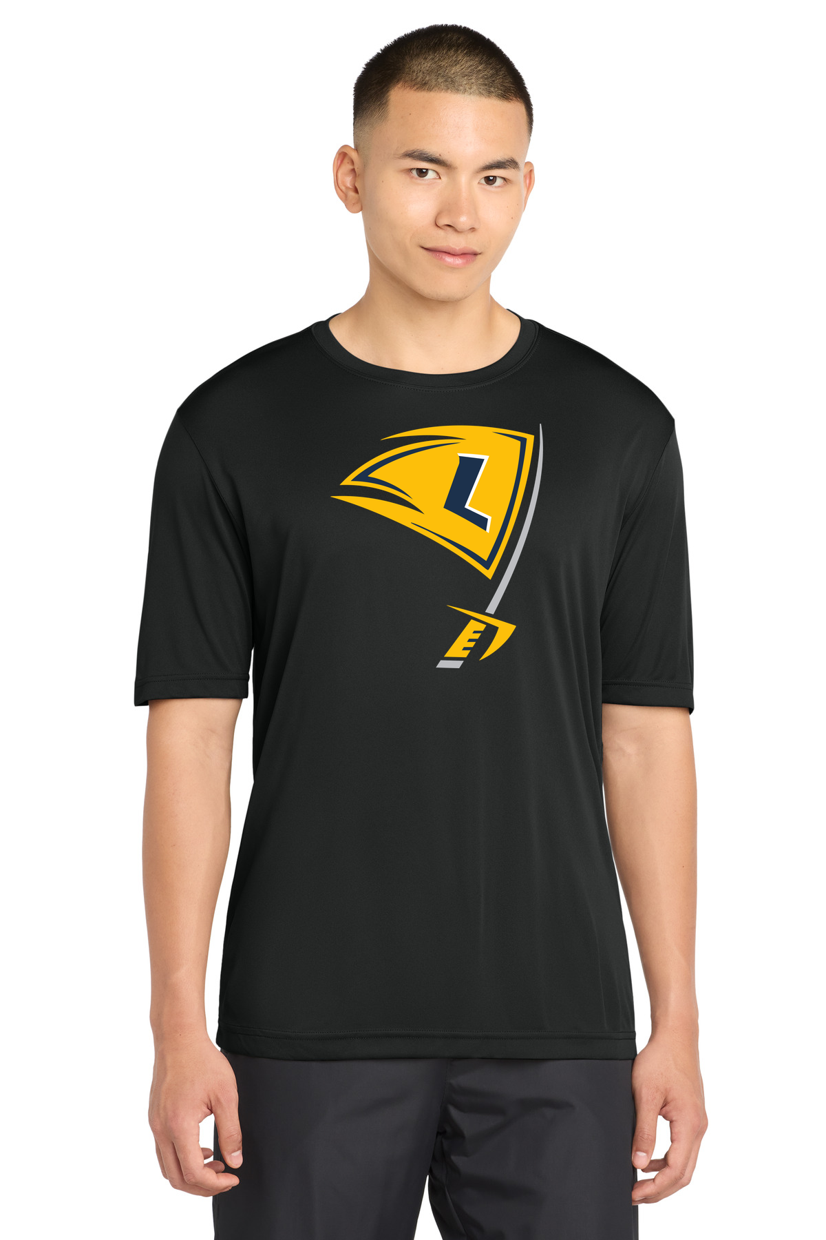 Howard Lake-Waverly-Winsted Football - Black Sport-Tek PosiCharge Competitor Tee. ST350