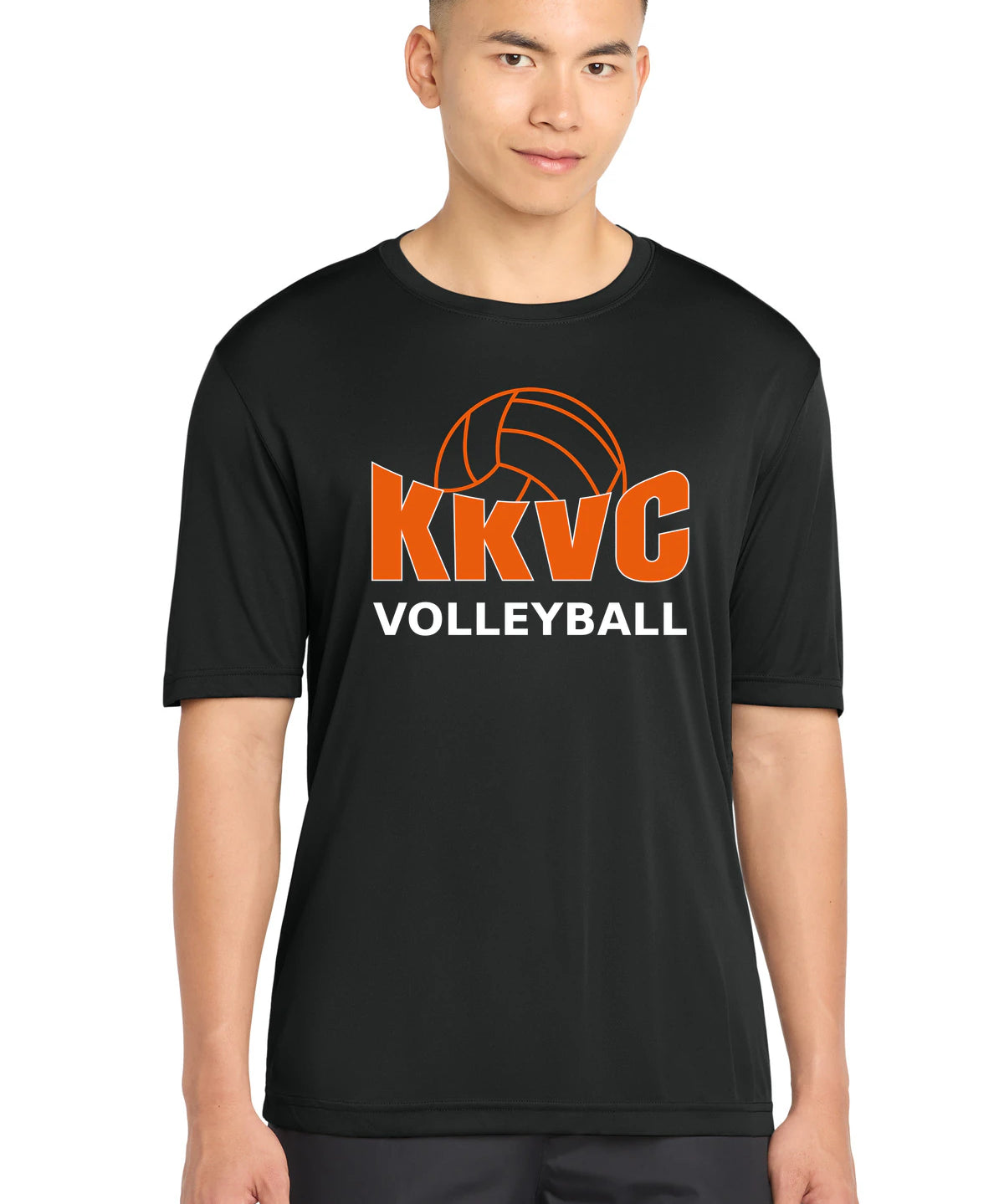 KVCC Volleyball - Black Sport-Tek PosiCharge Competitor Tee. ST350