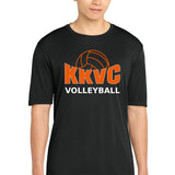KVCC Volleyball - Black Sport-Tek PosiCharge Competitor Tee. ST350
