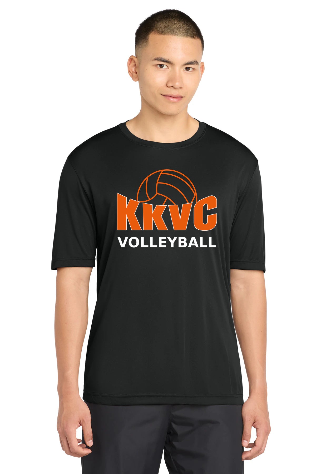 KVCC Volleyball - Black Sport-Tek PosiCharge Competitor Tee. ST350
