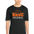 KVCC Volleyball - Black Sport-Tek PosiCharge Competitor Tee. ST350